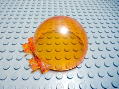 Lego 1 Windschutzscheibe 6x6x3 transparent orange Raster 50747 Set 7646 7694