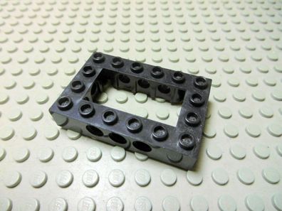 Lego 1 Technic Lochstein 4x6 Schwarz Nummer 40344
