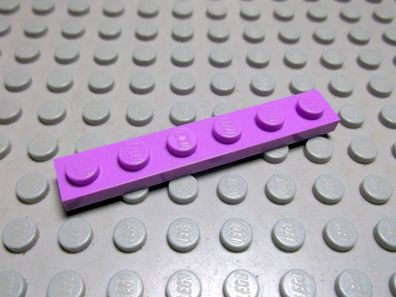 Lego 1 Platte 1x6 flach medium lavender lavendel 3666 Set 41031 41005 41044