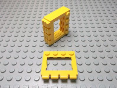 Lego 4 Lego gelbe Scharniere Autodach 4x4 2349 Set 1255 6667 6649 6581