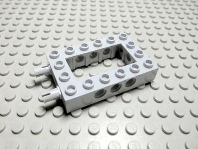 Lego 1 Technic Lochstein 4x6 2 Pin neuhellgrau 40344c01 Set 8780