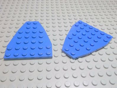 Lego 2 Platten für Boot 6x7 blau 2625 Set 6441 6903 6737 1054 6353
