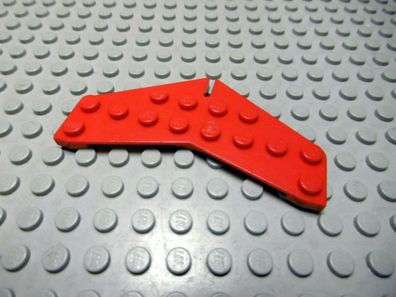 Lego 1 Flügelplatte Heckflügel 4x8 rot 3474 Set 6543 6615 8229