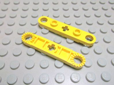 Lego Technic 2 Achsstangen Kreuzgelenkplatte gelb 2711 Set 8862 8235 8460 8438 8
