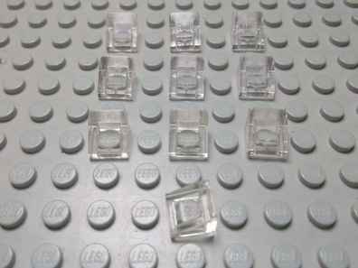 Lego 10 Dachsteine transparent klar 1x1 30 Grad Nummer 50746 oder 54200