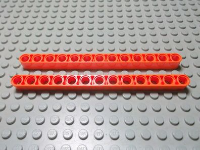 Lego 2 Technic Balken Liftarm 13 orange 41239 Set 9398 8110