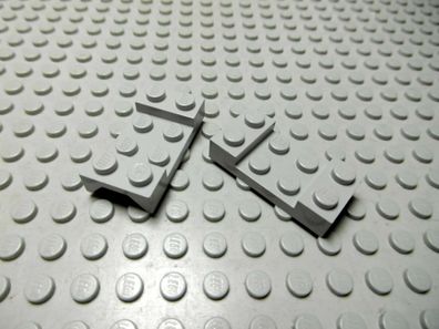 Lego 2 Platten 2x4 Kotflügel althellgrau 3788 Set 920 483 6598 452 6841