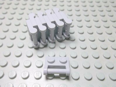 Lego 10 Platten 1x2 mit Griff neuhellgrau 48336 Set 10937 8112 7641 4957