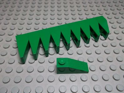 Lego 10 Schrägsteine 1x3 33 Grad grün 4286 Set 4894 4095 4998 6743