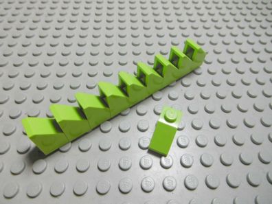 Lego 10 Schrägsteine 1x2 45 Grad lime hellgrün 3040 Set 31007 70709 7133 41030