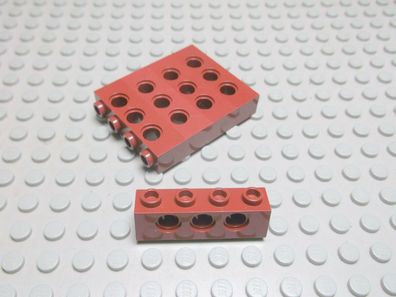 Lego Technic 5 Lochsteine 1x4 neubraun 3701 Set 4184 10194 4195 6243