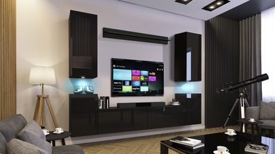 Future 64 Möbel für Wohnzimmer Wohnwand Mediawand Schrankwand Wohnschrank