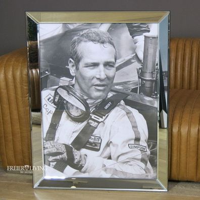 Wandbild Paul Newmann Spiegelrahmen Dekoration Deko