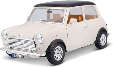 Bburago 18-12036 - Modellauto - Mini Cooper 1969 (grau, Maßstab 1:16) Auto