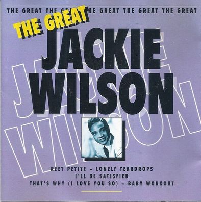 CD: Jackie Wilson: The Great Jackie Wilson (1994) Great Music - GREAT 038