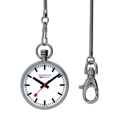 Mondaine schweizer Taschenuhr A660.30316.11SBB pocket watch mit Kette