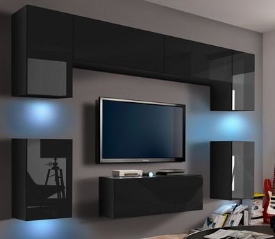 Future 69 Möbel für Wohnzimmer Wohnwand Mediawand Schrankwand Wohnschrank