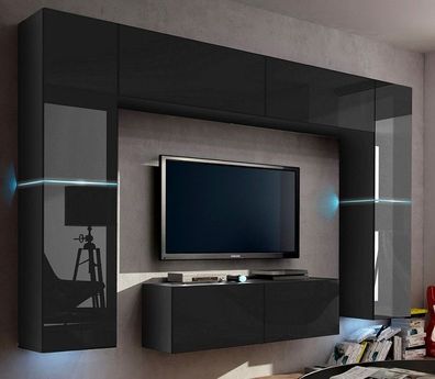 Future 71 Möbel für Wohnzimmer Wohnwand Mediawand Schrankwand Wohnschrank