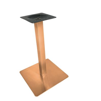 2x Tischbein 105 cm Edelstahl quadratisch Tischfuß 6x6 cm 