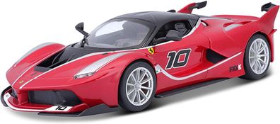 Bburago 18-26301 - Modellauto Ferrari FXX-K #10 (rot, Maßstab 1:24) Modell Auto