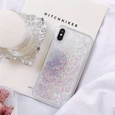 Für Samsung Galaxy S5 S6 S7 Rand S8 S9 S10 plus Note 5 8 9 Treibsand Glitter