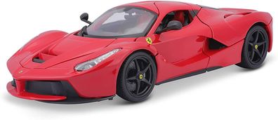 Bburago 18-16001R - Modellauto - Ferrari R&P LaFerrari (rot, Maßstab 1:18) Auto
