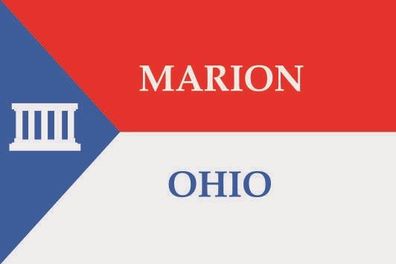 Fahne Flagge Marion City (Ohio) Premiumqualität