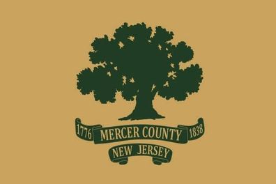 Fahne Flagge Mercer County (New Jersey) Premiumqualität