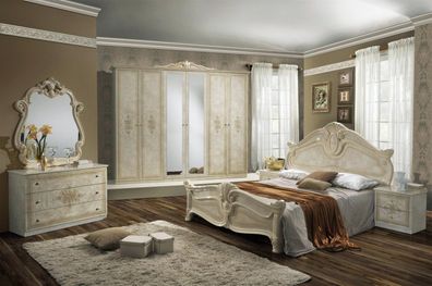 Schlafzimmer Amalia in beige italienische Möbel