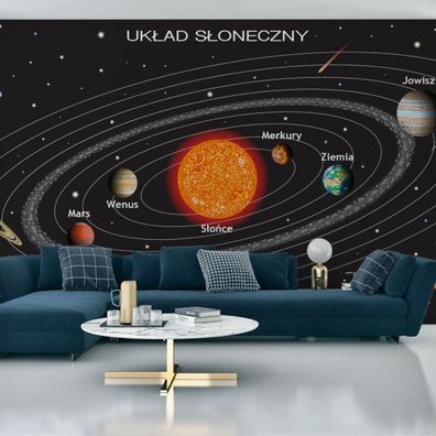 Muralo Selbstklebende Fototapeten XXL Galaxie Asteroiden Planeten 3D 4379