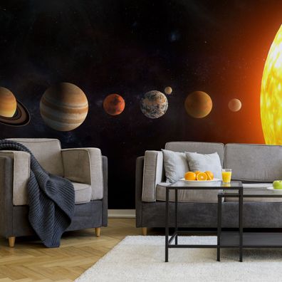 Muralo Selbstklebende Fototapeten XXL KOSMOS Sterne Planeten Dekor 4421