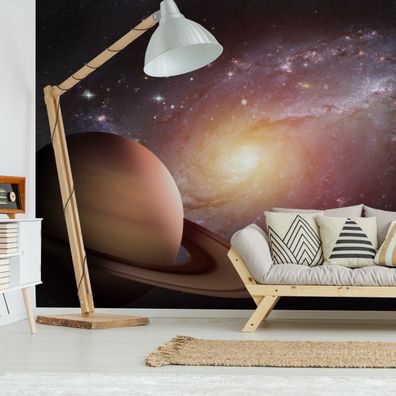 Muralo Selbstklebende Fototapeten XXL Jupiter Kosmos Nebel Sterne 4424
