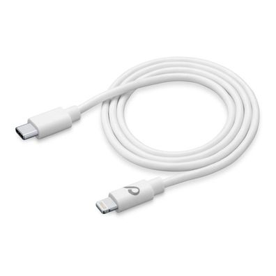Cellularline 0,6m Lightning USB 2.0 Lade Datenkabel Typ-C zu Apple iPhone 8-Pin