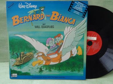 LP Disneyland Walt Disney Bernard und Bianca Quadflieg Bilderbuch Tonbuch Hörspiel