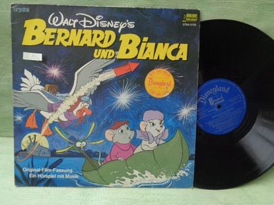 LP Disneyland Walt Disney Bernard und Bianca STMA9709 crystal Hörspiel