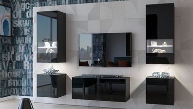 Future 72 Möbel für Wohnzimmer Wohnwand Mediawand Schrankwand Wohnschrank