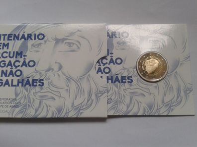2 euro 2019 PP Portugal coincard 500 Jahre 1. Weltumseglung Ferdinand Magellan
