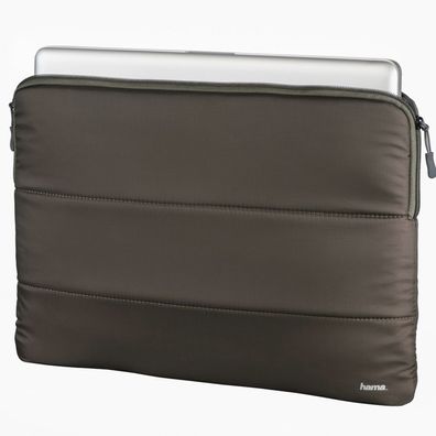 Hama Notebook Tasche Sleeve Neopren Oliv 36 cm (14,1 Zoll) Laptop MacBook Hülle