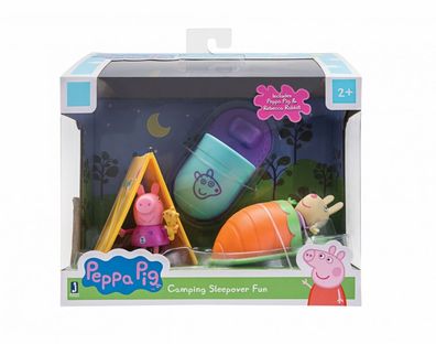 Peppa Pig Spielset Übernachtung im Zelt mit 2 Figuren und Zubehör PEP0559