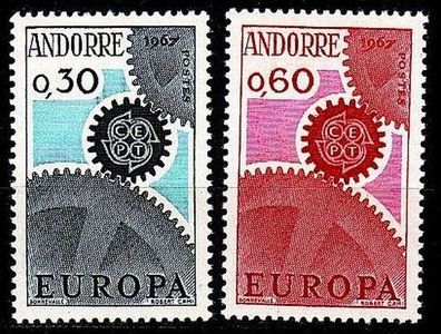 Andorra Französisch [1967] MiNr 0199-00 ( * * / mnh ) CEPT