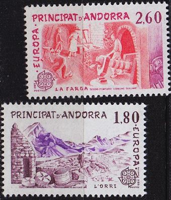 Andorra Französisch [1983] MiNr 0334-35 ( * * / mnh )