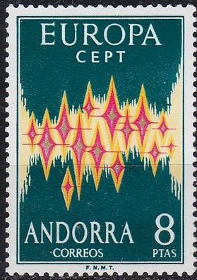 Andorra Spanisch [1972] MiNr 0071 ( * * / mnh )