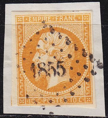 Frankreich FRANCE [1853] MiNr 0012 I c ( BStk ) [01]