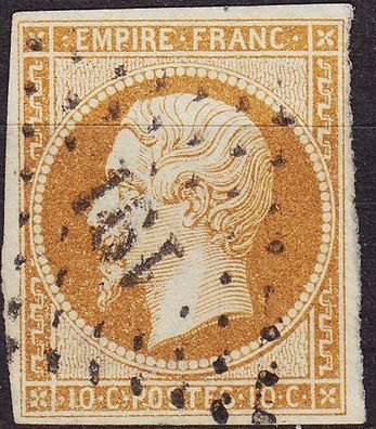Frankreich FRANCE [1853] MiNr 0012 II ( O/ used ) [06]