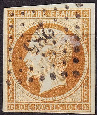Frankreich FRANCE [1853] MiNr 0012 II ( O/ used ) [07]