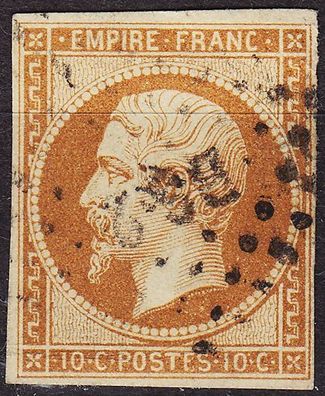 Frankreich FRANCE [1853] MiNr 0012 II ( O/ used ) [13]