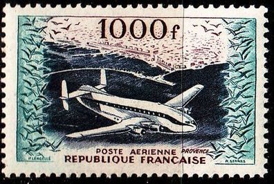 Frankreich FRANCE [1954] MiNr 0990 ( * */ mnh ) Flugzeug