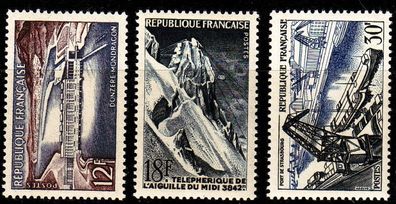 Frankreich FRANCE [1956] MiNr 1106-08 ( * */ mnh )