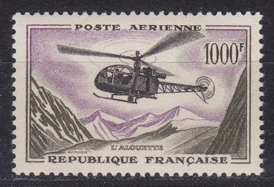 Frankreich FRANCE [1958] MiNr 1177 ( * / mh ) Flugzeug