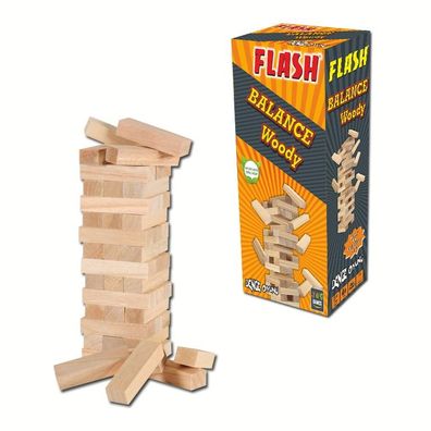 Flash Holzturm Spiel 54 Stäbe